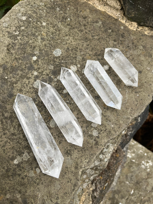 Clear Quartz Crystal DT healing manifesting desires amplifying energy ethically sourced from Madagascar