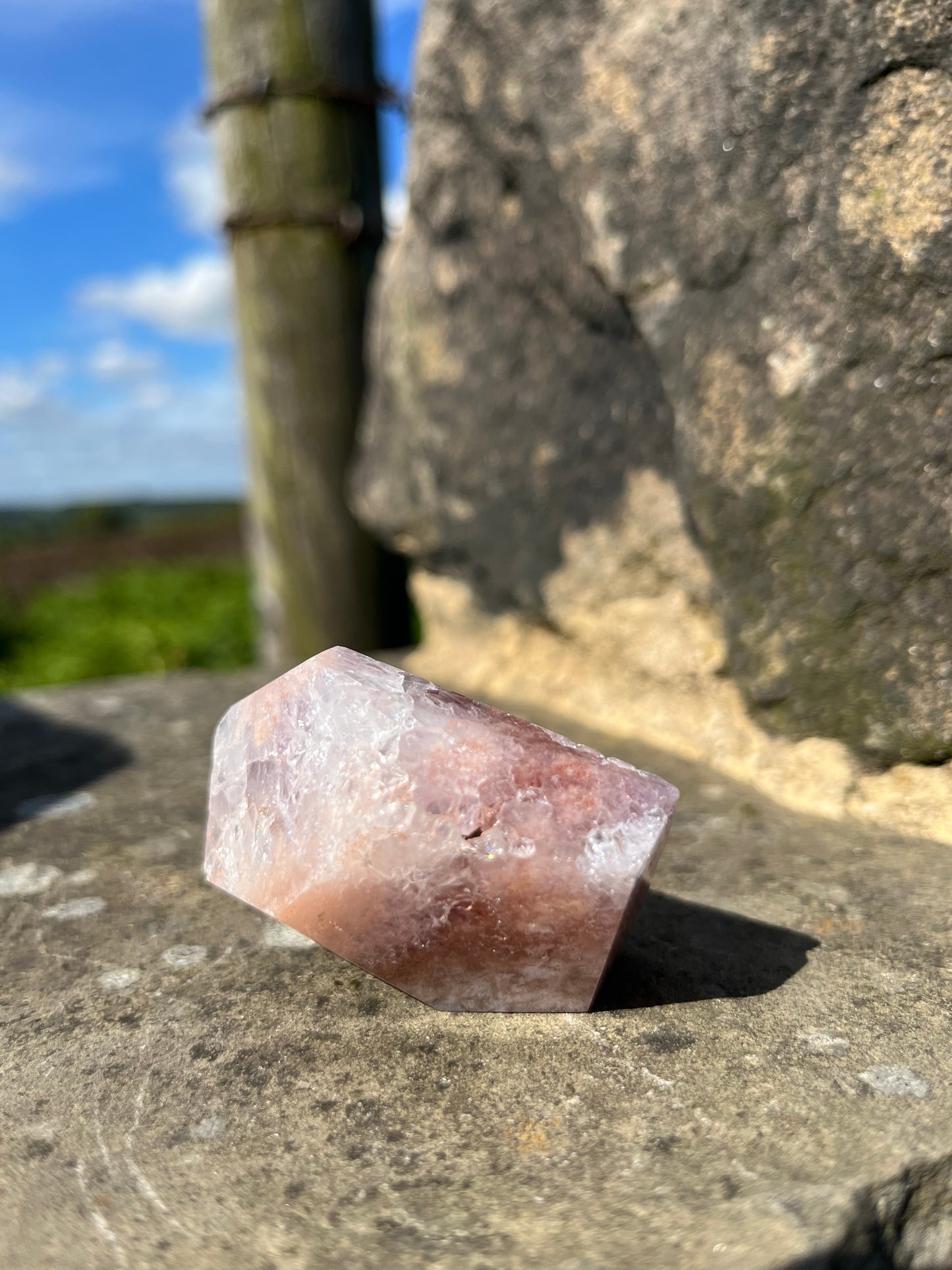 Pink and Purple Amethyst Druzy Flower agate freeform strawberry quartz Rare high grade ethical Crystal from Madagascar comforting & calming